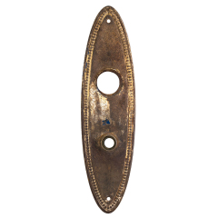 #28486 - Antique Entry Doorknob Backplate image