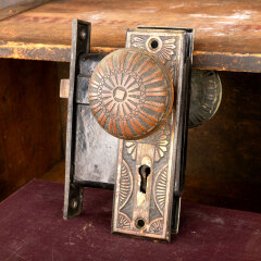 #44940 - Antique Mallory Wheeler Door Hardware Set image