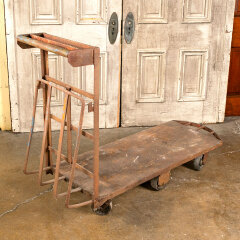 #13853 - Vintage&nbsp;Industrial&nbsp;Metal&nbsp;Factory&nbsp;Cart&nbsp;image