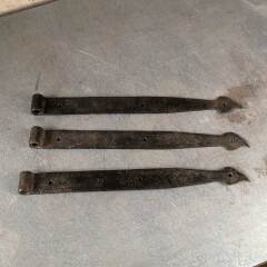 #15199 - Antique&nbsp;Wrought&nbsp;Iron&nbsp;Strap&nbsp;Door&nbsp;Hinges&nbsp;image