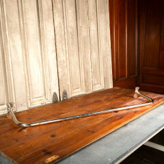 #15341 - Chrome&nbsp;Shower&nbsp;Curtain&nbsp;/&nbsp;Drapery&nbsp;Rod&nbsp;image