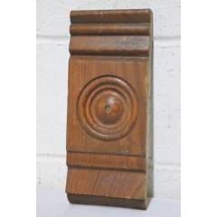 #20951 - Salvaged&nbsp;Rosette&nbsp;Trim&nbsp;Block&nbsp;image