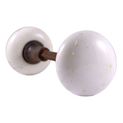 #21099 - White&nbsp;Porcelain&nbsp;Doorknobs&nbsp;image