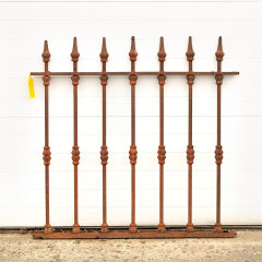 #21297 - Ornate&nbsp;Wrought&nbsp;Iron&nbsp;Fence&nbsp;Section&nbsp;image