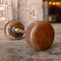 #24263 - Antique&nbsp;Turned&nbsp;Wood&nbsp;Doorknobs&nbsp;image