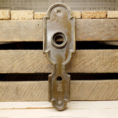 #25483 - Antique&nbsp;Salvaged&nbsp;Doorknob&nbsp;Backplate&nbsp;image
