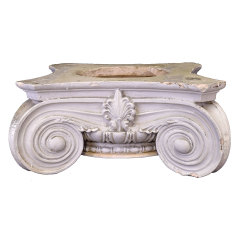 #29990 - Salvaged&nbsp;Vintage&nbsp;Plaster&nbsp;Ionic&nbsp;Column&nbsp;Capital&nbsp;image