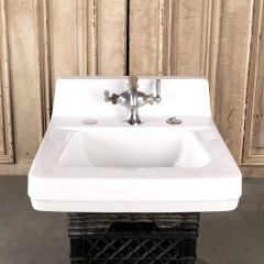 #30817 - Vintage&nbsp;Crane&nbsp;Wall&nbsp;Mount&nbsp;Bathroom&nbsp;Sink&nbsp;image