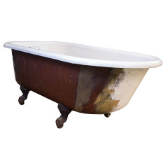 #30856 - 30x60&nbsp;Antique&nbsp;Cast&nbsp;Iron&nbsp;Clawfoot&nbsp;Bathtub&nbsp;image