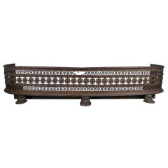 #30987 - Antique&nbsp;Brass&nbsp;Fireplace&nbsp;Fender&nbsp;image