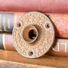 #32838 - Antique&nbsp;Cast&nbsp;Iron&nbsp;Doorknob&nbsp;Rosette&nbsp;Hardware&nbsp;image