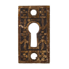 #32849 - Antique&nbsp;Brass&nbsp;Keyhole&nbsp;Escutcheon&nbsp;image