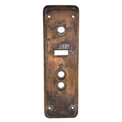 #33258 - Antique&nbsp;CEMCO&nbsp;Elevator&nbsp;Plate&nbsp;image