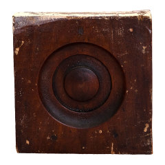 #34634 - Salvaged&nbsp;Rosette&nbsp;Trim&nbsp;Block&nbsp;image