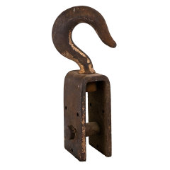 #35784 - Vintage&nbsp;Industrial&nbsp;Cast&nbsp;Iron&nbsp;Hook&nbsp;image