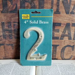 #37798 - Brass&nbsp;House&nbsp;Number&nbsp;2&nbsp;image
