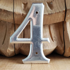 #37804 - Metal&nbsp;House&nbsp;Number&nbsp;4&nbsp;image