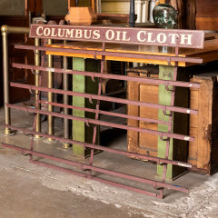 #37995 - Columbus&nbsp;Oil&nbsp;Cloth&nbsp;Metal&nbsp;Wall&nbsp;Rack&nbsp;image