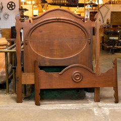 #38573 - Antique&nbsp;Oak&nbsp;Bed&nbsp;Head&nbsp;and&nbsp;Foot&nbsp;Boards&nbsp;image