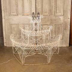 #39035 - Antique&nbsp;Victorian&nbsp;Metal&nbsp;Wire&nbsp;Plant&nbsp;Stand&nbsp;image