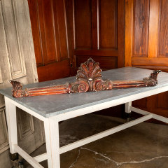 #40506 - Antique&nbsp;Ornamental&nbsp;Plaster&nbsp;Pediment&nbsp;image