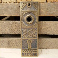 #40640 - Antique&nbsp;FC&nbsp;Linde&nbsp;&&nbsp;Co&nbsp;Doorknob&nbsp;Backplate&nbsp;image