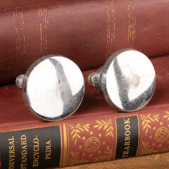 #41041 - Pair&nbsp;of&nbsp;Chrome&nbsp;Cabinet&nbsp;Furniture&nbsp;Knobs&nbsp;image