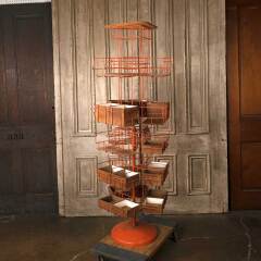 #41115 - Antique&nbsp;Revolving&nbsp;Metal&nbsp;Store&nbsp;Display&nbsp;Rack&nbsp;image