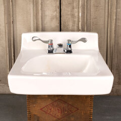 #41306 - Salvaged&nbsp;Porcelain&nbsp;Wall&nbsp;Hung&nbsp;Bathroom&nbsp;Sink&nbsp;image