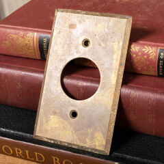 #41404 - Single&nbsp;Gang&nbsp;Outlet&nbsp;Receptacle&nbsp;Cover&nbsp;Plate&nbsp;image