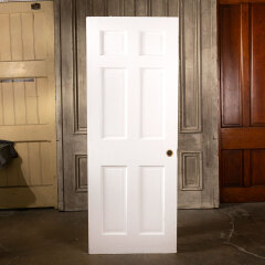 #42579 - 30x79&nbsp;Salvaged&nbsp;6&nbsp;Panel&nbsp;Interior&nbsp;Door&nbsp;image