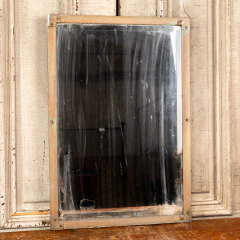 #42901 - Vintage&nbsp;Beveled&nbsp;Glass&nbsp;Mirror&nbsp;in&nbsp;Metal&nbsp;Frame&nbsp;image