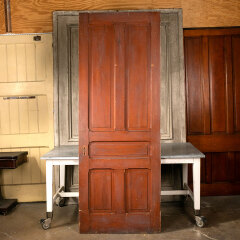 #42989 - 35x96&nbsp;Salvaged&nbsp;5&nbsp;Panel&nbsp;Pine&nbsp;Interior&nbsp;Door&nbsp;image
