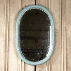 #42991 - Antique&nbsp;Oval&nbsp;Wood&nbsp;Framed&nbsp;Beveled&nbsp;Mirror&nbsp;image