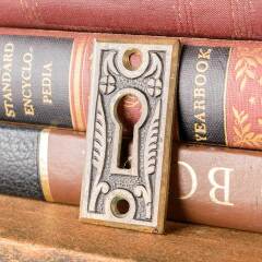 #43127 - Ornate&nbsp;Antique&nbsp;Bronze&nbsp;Keyhole&nbsp;Escutcheon&nbsp;image