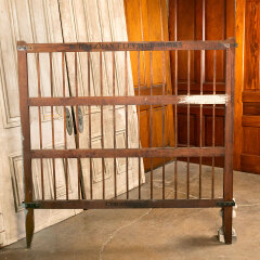 #43373 - Antique&nbsp;Oak&nbsp;Elevator&nbsp;Pull&nbsp;Down&nbsp;Gate&nbsp;Door&nbsp;image