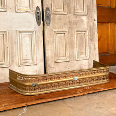 #43587 - Antique&nbsp;Brass&nbsp;Fireplace&nbsp;Fender&nbsp;image