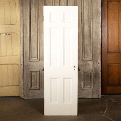 #43742 - 24x78&nbsp;Salvaged&nbsp;Antique&nbsp;6&nbsp;Panel&nbsp;Interior&nbsp;Door&nbsp;image