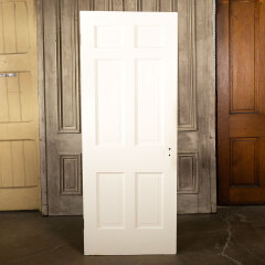 #43746 - 30x77&nbsp;Salvaged&nbsp;Antique&nbsp;6&nbsp;Panel&nbsp;Interior&nbsp;Door&nbsp;image