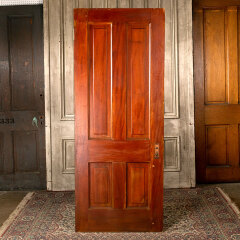 #43756 - 32x80&nbsp;Salvaged&nbsp;4&nbsp;Panel&nbsp;Wood&nbsp;Interior&nbsp;Door&nbsp;image