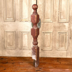 #43799 - Salvaged&nbsp;Antique&nbsp;Wood&nbsp;Staircase&nbsp;Newel&nbsp;Post&nbsp;image