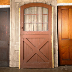 #43840 - 47x97&nbsp;Arched&nbsp;Top&nbsp;12&nbsp;Lite&nbsp;Wood&nbsp;Dutch&nbsp;Door&nbsp;image