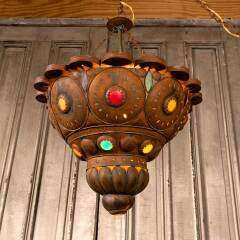 #43926 - Moroccan&nbsp;Style&nbsp;Hanging&nbsp;Swag&nbsp;Light&nbsp;Fixture&nbsp;image