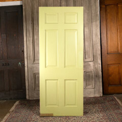 #43979 - 32x80&nbsp;Salvaged&nbsp;Antique&nbsp;6&nbsp;Panel&nbsp;Swing&nbsp;Door&nbsp;image