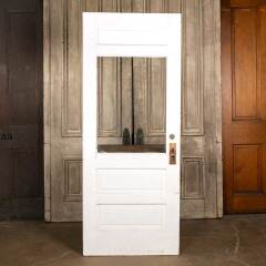 #43988 - 32x80&nbsp;Salvaged&nbsp;Antique&nbsp;Half&nbsp;Lite&nbsp;Entry&nbsp;Door&nbsp;image