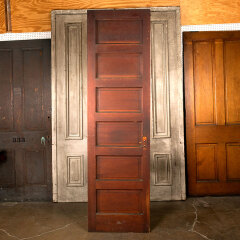 #44086 - 27x95&nbsp;Antique&nbsp;6&nbsp;Panel&nbsp;Pine&nbsp;Interior&nbsp;Door&nbsp;image