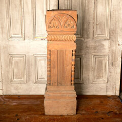 #44329 - Salvaged&nbsp;Antique&nbsp;Carved&nbsp;Wood&nbsp;Pilaster&nbsp;image