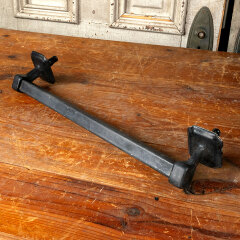 #44768 - Vintage&nbsp;Black&nbsp;Enameled&nbsp;Bathroom&nbsp;Towel&nbsp;Bar&nbsp;image