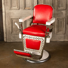 #44971 - Antique&nbsp;Emil&nbsp;J.&nbsp;Paidar&nbsp;Barber&nbsp;Shop&nbsp;Chair&nbsp;image