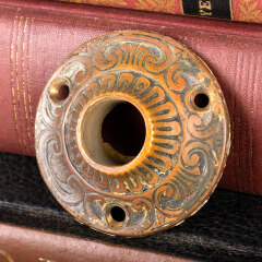 #45332 - Antique&nbsp;Ornate&nbsp;Doorknob&nbsp;Rosette&nbsp;Hardware&nbsp;image
